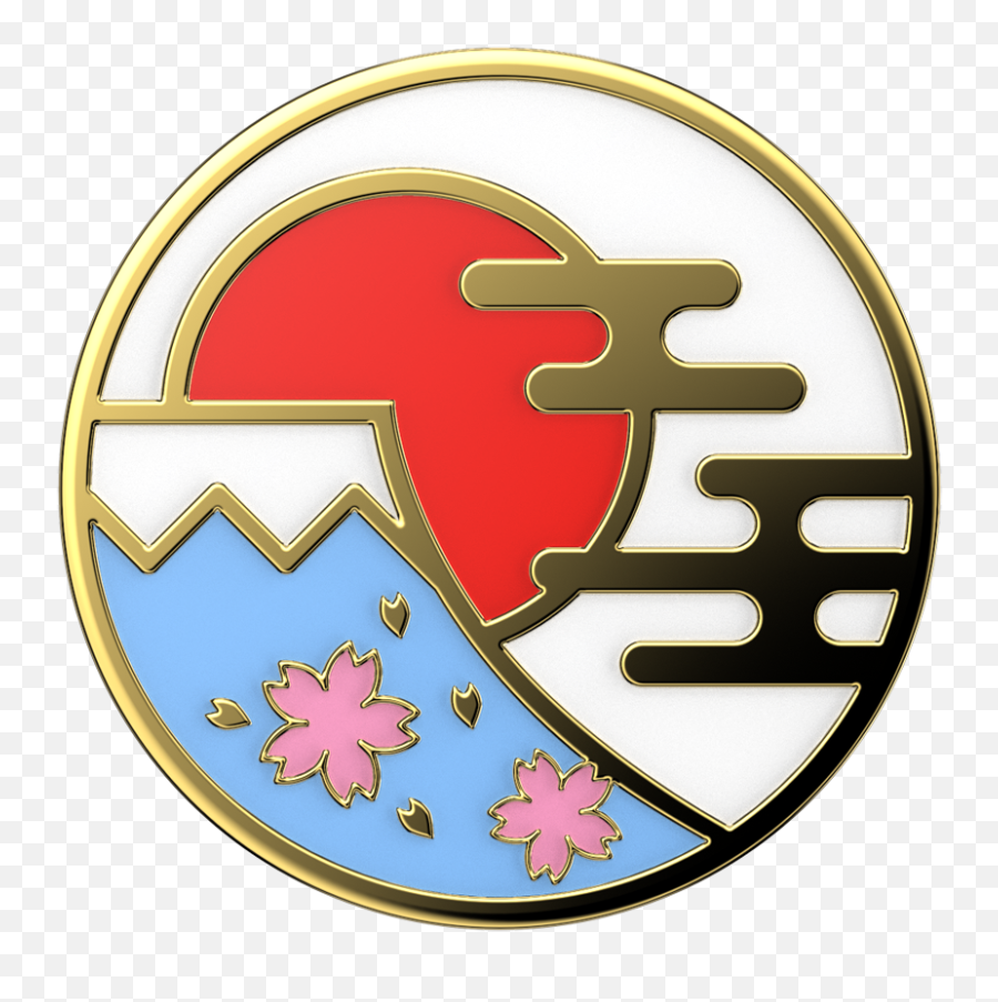 Enamel Mt - Enamel Mt Fuji Popsocket Png,Mt Fuji Icon