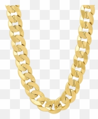 Heavy Gold Chain Transparent Png - Big