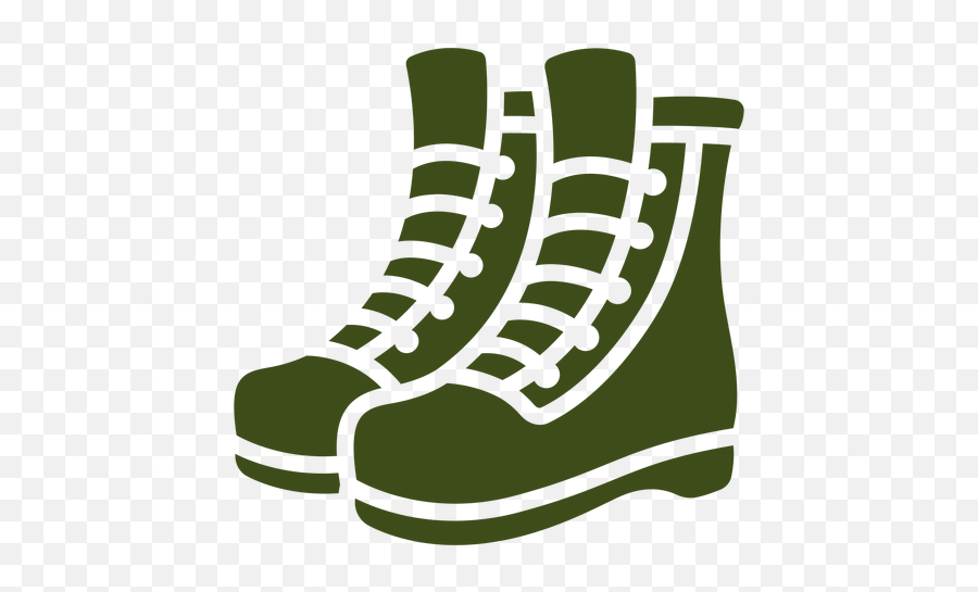 Soldier Combat Boot Pair Transparent Png U0026 Svg Vector - Round Toe,Hiking Boot Icon