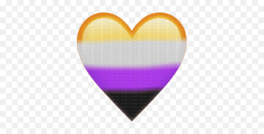 Nonbinary Emoji Heart Lgbt - Girly Png,Nonbinary Icon