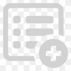 Light Gray Add List Icon - Free light icons List Icon Png White Transparent