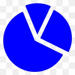 Blue Pie Chart Icon - Free blue icons Pie Chart Icon Grey png