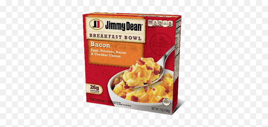 Breakfast Bowl Bacon Jimmy Dean Brand - Jimmy Deans Bowl Bacon Breakfast Png,Bacon And Eggs Icon