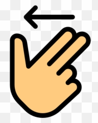 Swipe Left - Free gestures icons Left Icon png