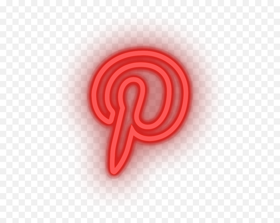 Pinterest Neon Sign - Brands And Social Led Neon Decor Color Gradient Png,Pinterest Social Icon