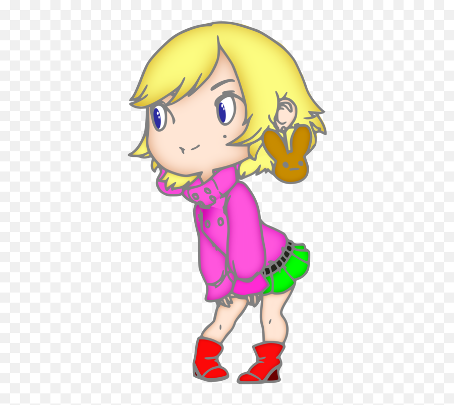 Download Computer Icons Drawing Girl Chibi Cartoon - Meisje Fictional Character Png,Chibi Icon