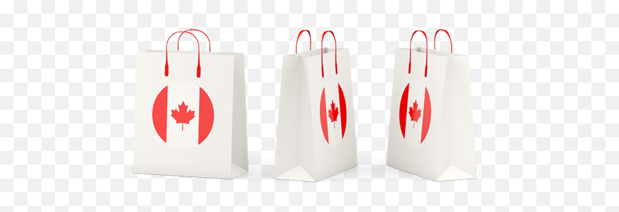 Shopping Bags Illustration Of Flag Canada - Event Png,Brown Bag Icon