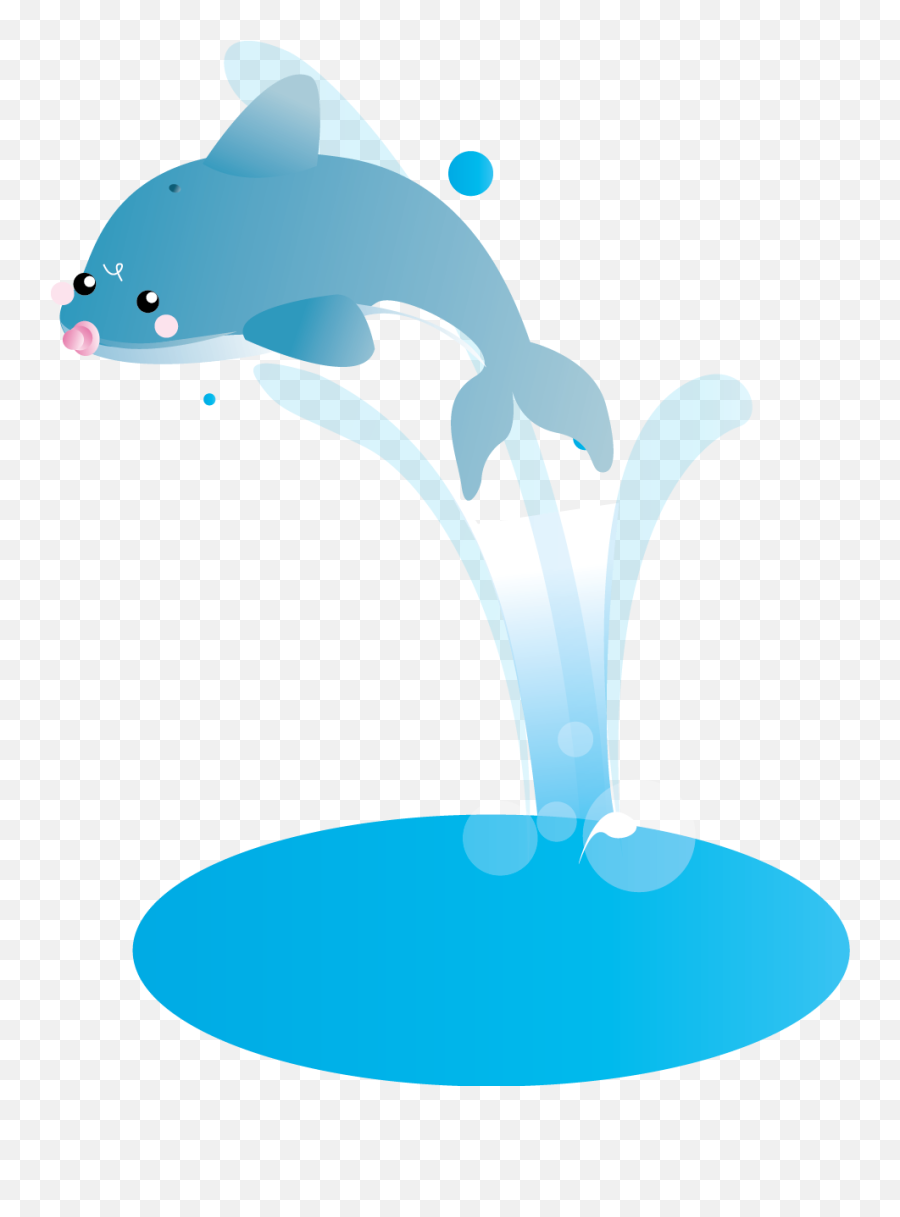 Dolphin Free To Use Cliparts - Dolphin Water Clipart Png,Dolphin Clipart Png