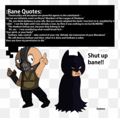 Bane Png - Bane Batman Quotes 575883 Batman Lover Quotes Batman Quotes To Bane,Bane Png