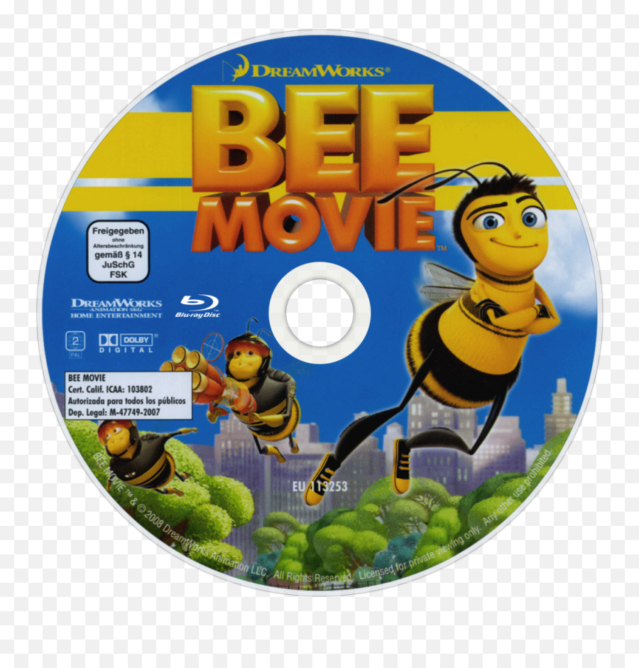 Download Bee Movie Bluray Disc Image Png