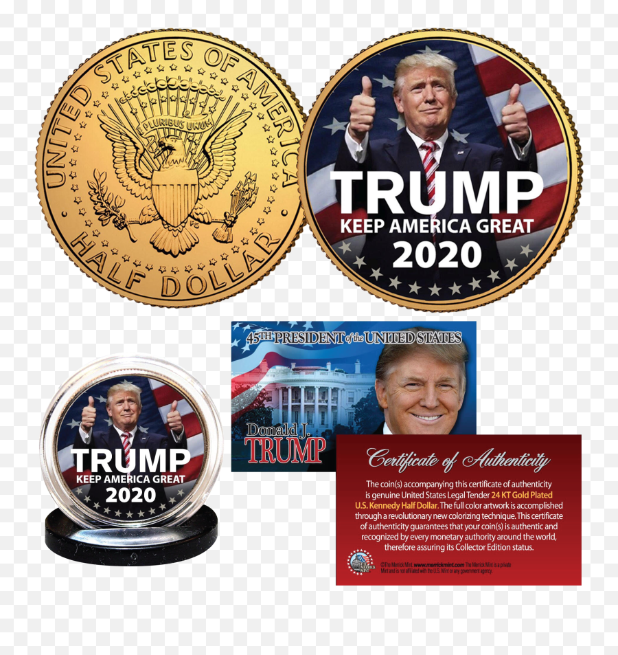 Free Trump Gear - Trump And Reagan Coins Png,Melania Trump Png