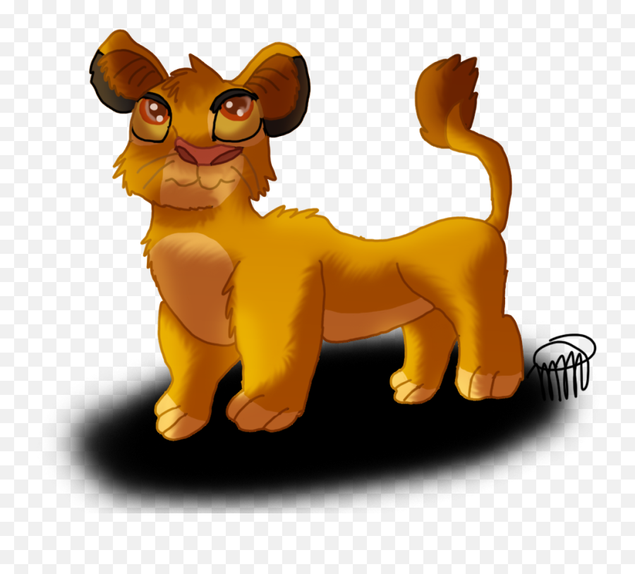 Cub Simba - Cartoon Clipart Full Size Clipart 715069 Mammal Png,Simba Png