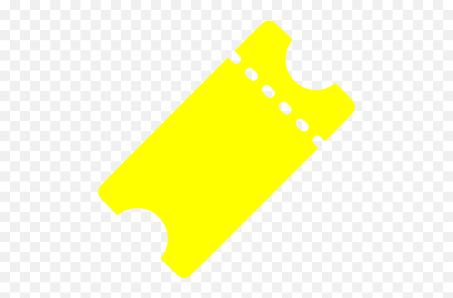 Yellow Ticket Icon - Free Yellow Ticket Icons Gold Tag Icon Transparent Png,Ticket Icon Png