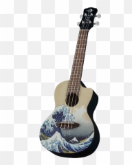 Luna Ukegwc Ukulele Great Wave Concert W Gigbag - Starry Night Ukulele Png,Ukulele Png