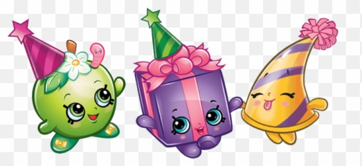 Shopkins Logo Clipart - Characters Party png