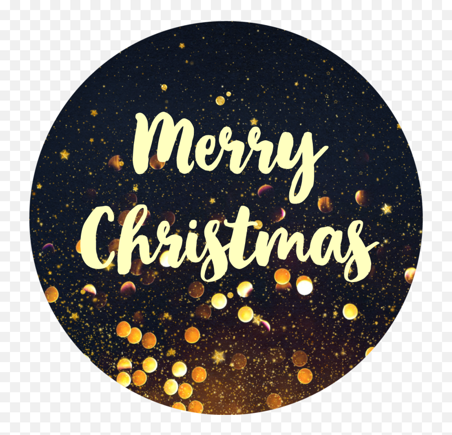 Gold Sparkles Christmas Stickers - Label Png,Gold Sparkles Png