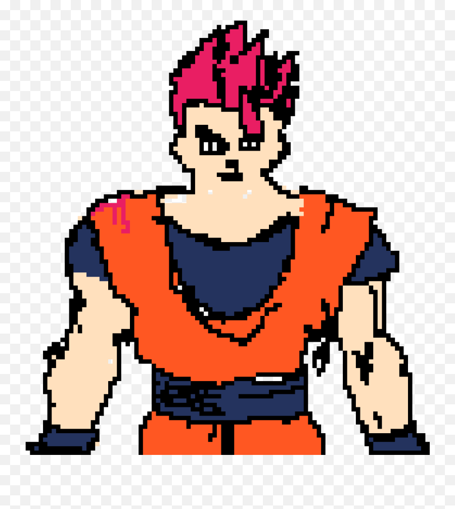 Pixilart - Gohan Super Saiyan God By Anonymous Clip Art Png,Gohan Png