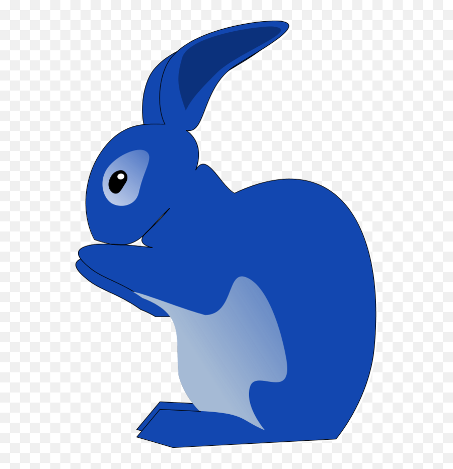 Rabbit Clipart Clip Art - Clip Art Blue Rabbit Png Blue Rabbit Clip Art,Rabbit Png