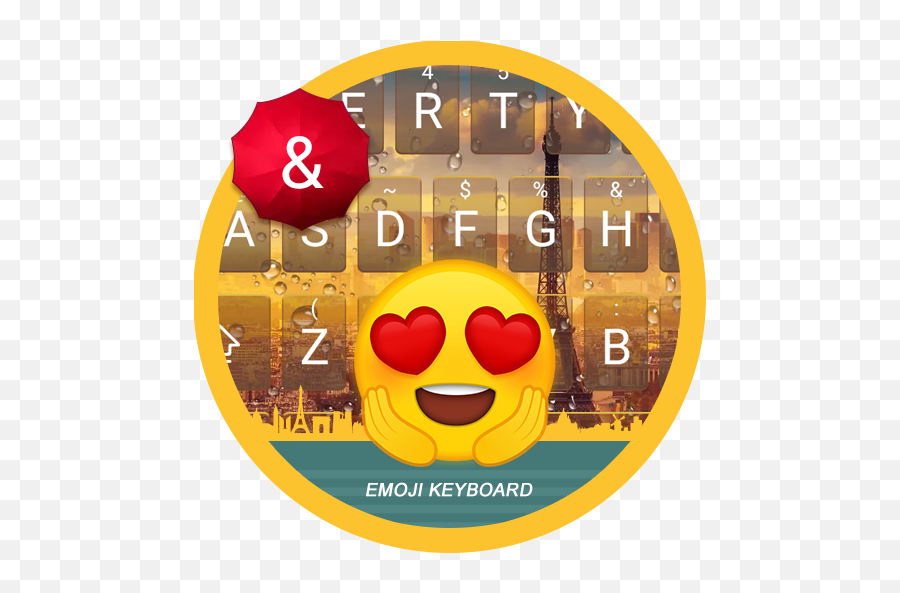 App Insights Rain Paris Themeu0026emoji Keyboard Apptopia - Smiley Png,Rain Emoji Png