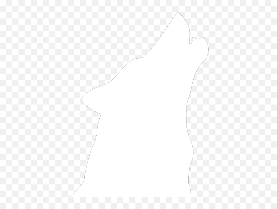 Wolf Head Silhouette Png 3 Image - Howling Wolf Head Outline,Wolf Head Png