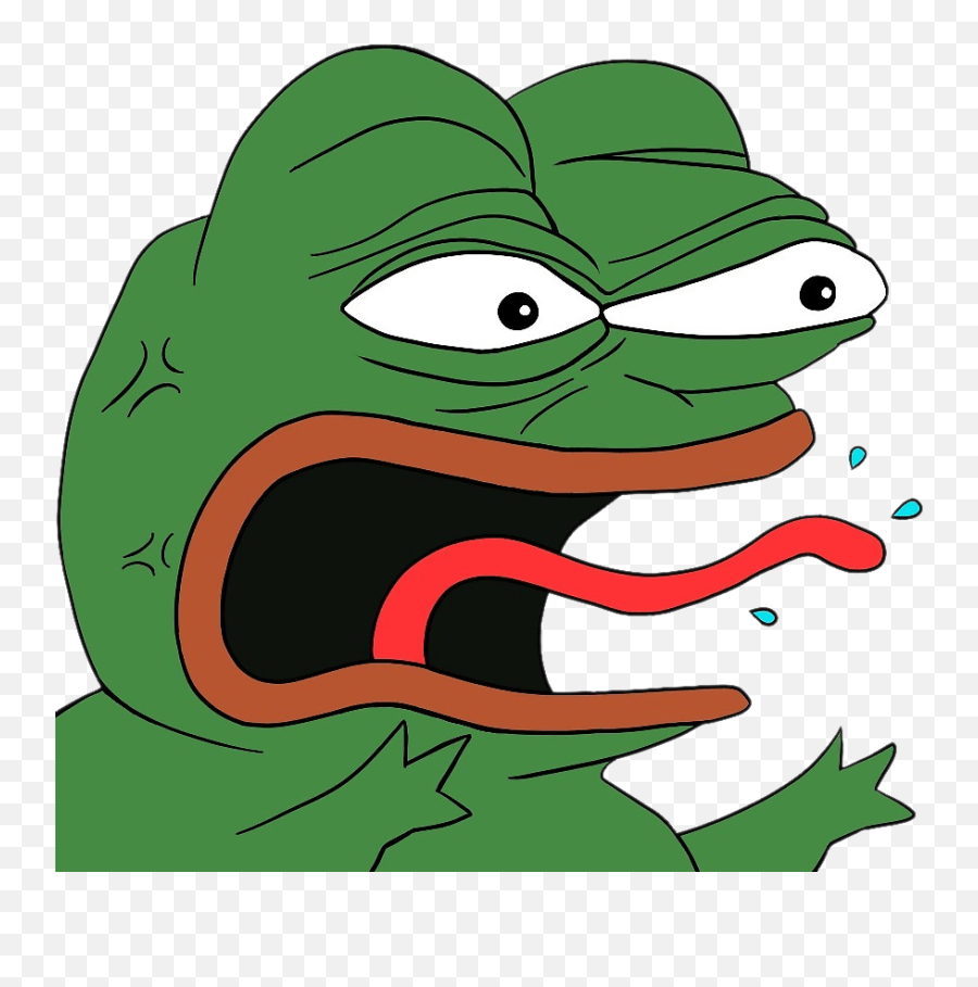 Angry Pepe Transparent Png - Pepe Rage Png,Pepe Png