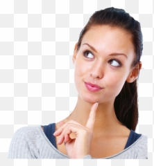 Thinking Woman Png Image - Girl