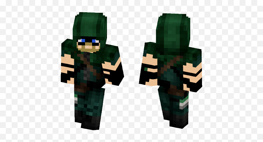 Download Green Arrow Minecraft Skin For - Blonde Hair Minecraft Skin Boy Png,Minecraft Arrow Png