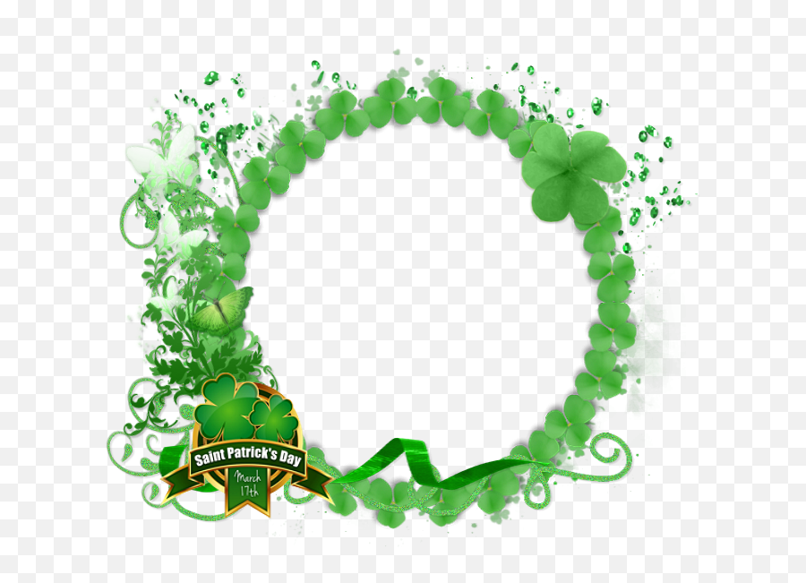 St Patrick Day Frame Png 1 Image - Saint Day,St Patrick Day Png