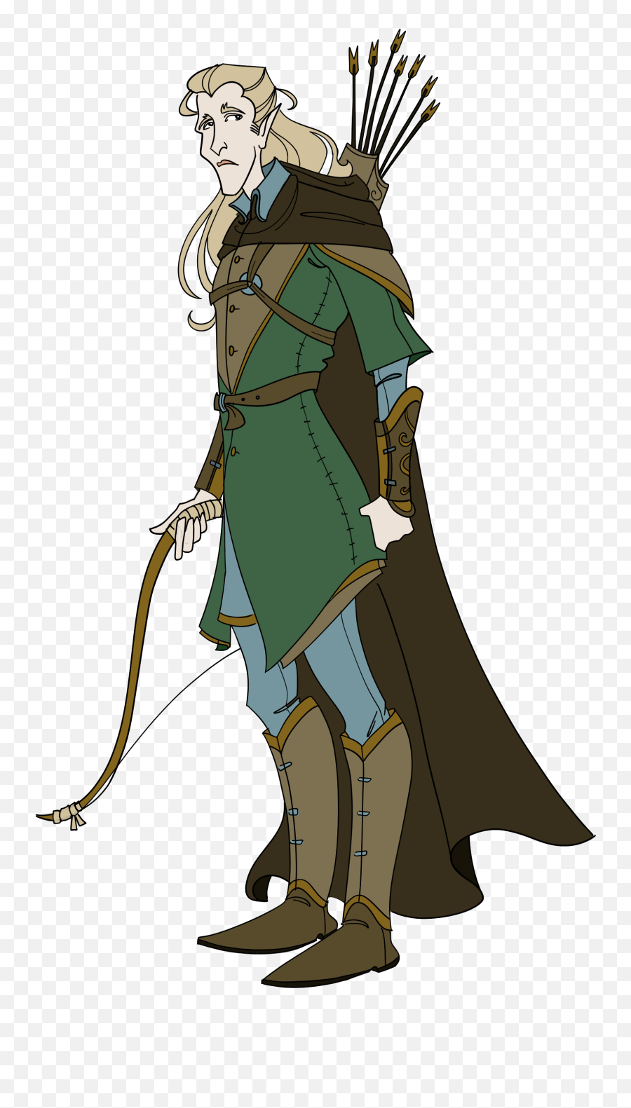 Animated Lord Of The Rings Concept Art U2013 Sierra Eley - Lord Of The Rings Animated Series Concept Art Png,Legolas Png