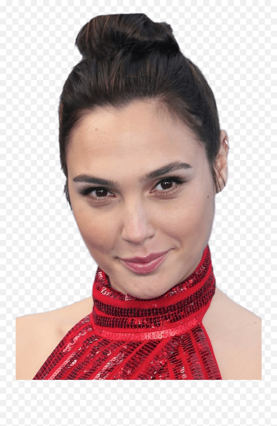 Download Hair Bun Png - Transparent Png Png Images Gal Gadot Close Up,Bun Png