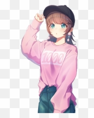 How Meme - Anime Girl With Cap Png,Scumbag Steve Hat Png