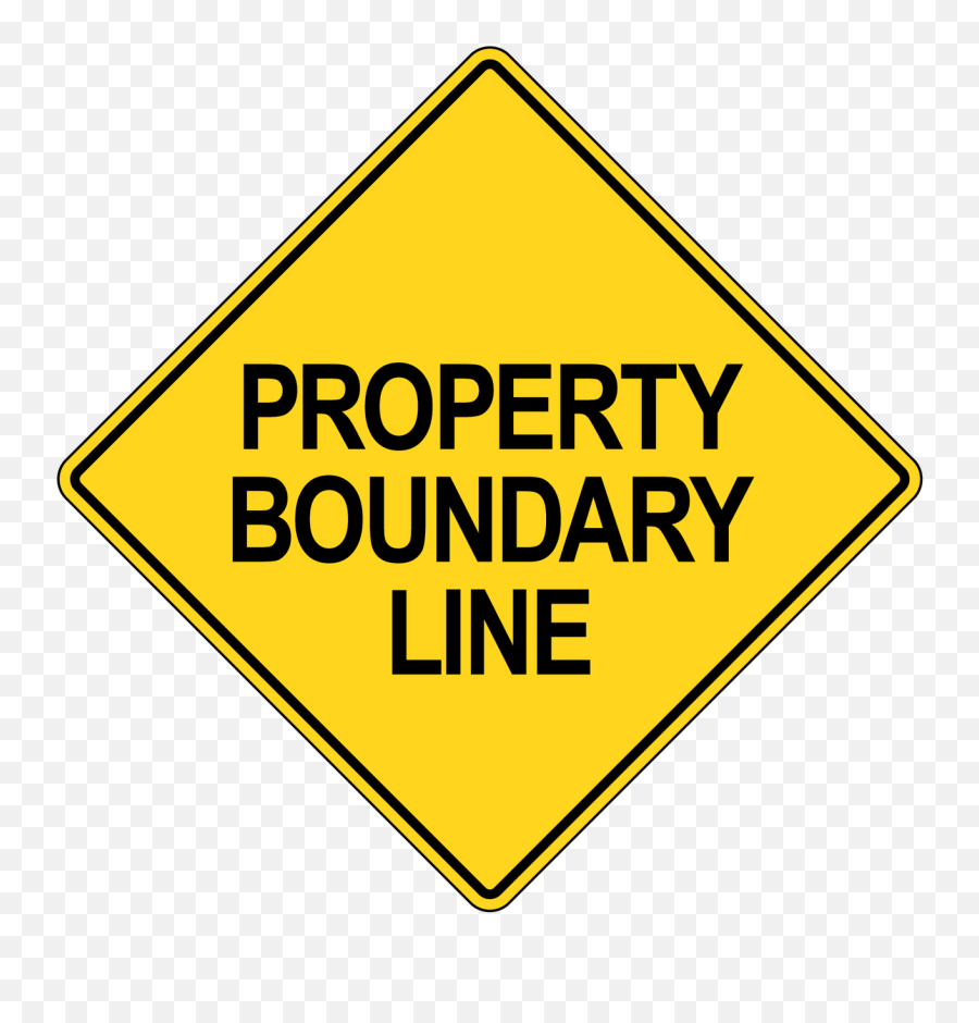 Property Boundary Line Markers - Meaning Narrow Bridge Sign Png,Marker Line Png