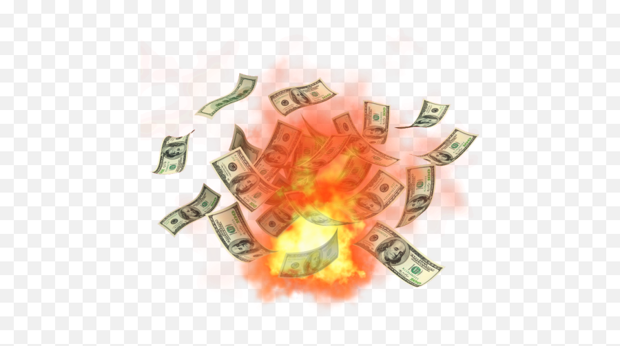 Burning Money Png Transparent Free For - Money Falling Gif Png,Money Transparent Background