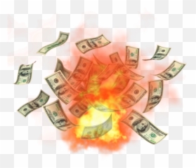 Burning Money Png Transparent Free For - Money Falling Gif Png