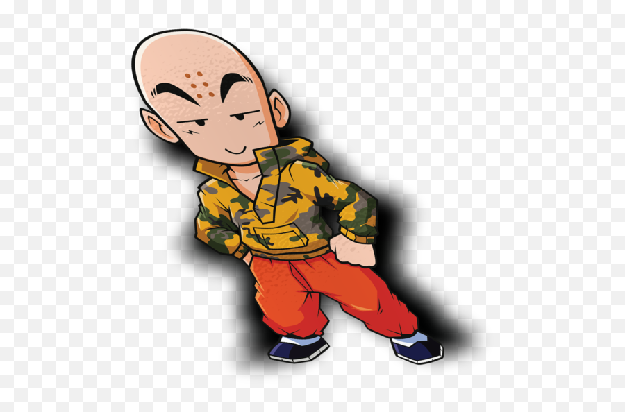 Download Hypebeast Krillin Sticker - Portable Network Graphics Png,Krillin Png