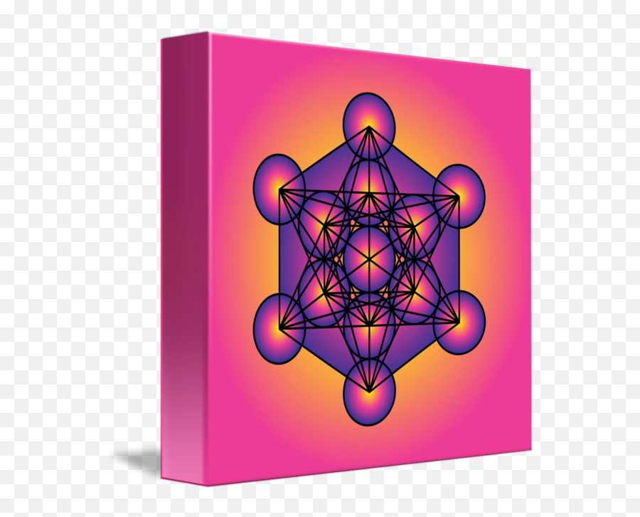 Metatrons Cube By Galactic Mantra - Sacred Geometry Symbols Png,Metatron's Cube Png