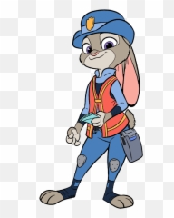 Pixel Art Judy Hopps Transparent Png - Zootopia Judy Hopps Clipart,Judy Hopps Png