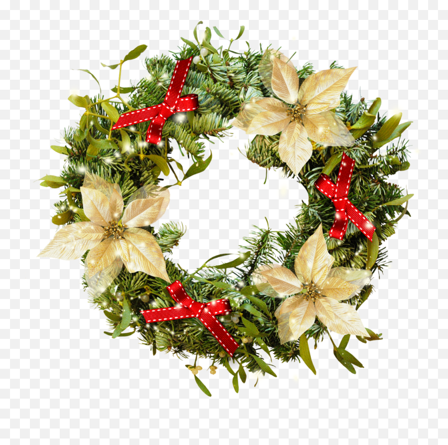 Wreath Crown Christmas Free Frame - Christmas Crown Transparent Background Png,Advent Wreath Png