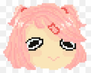 Natsuki Pixel Art Maker - Fictional Character png