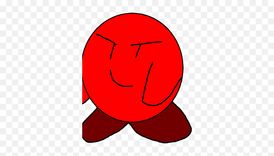 Red Kirby - Clip Art Png,Kirby Face Png