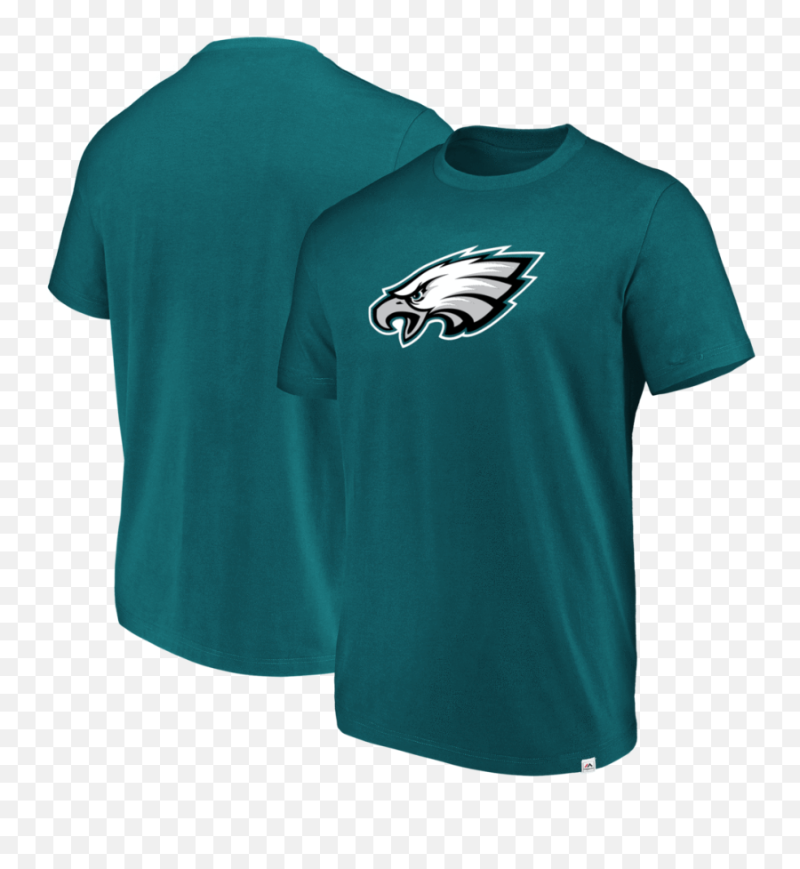 Philadelphia Eagles Majestic Menu0027s Green Flex Logo T - Shirt Png,Philadelphia Eagles Logo Image
