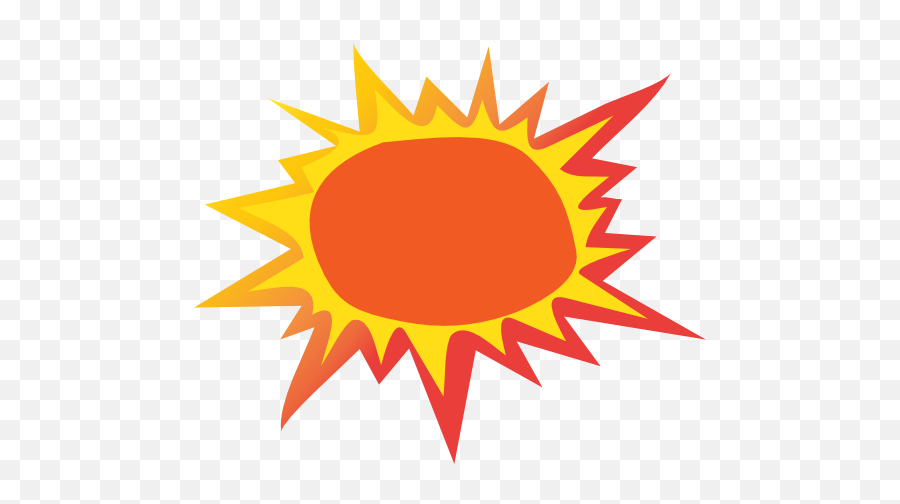 Hot Sun Icon Clipart I2clipart - Royalty Free Public Sun Hot Clipart Png,Sun Icon Png