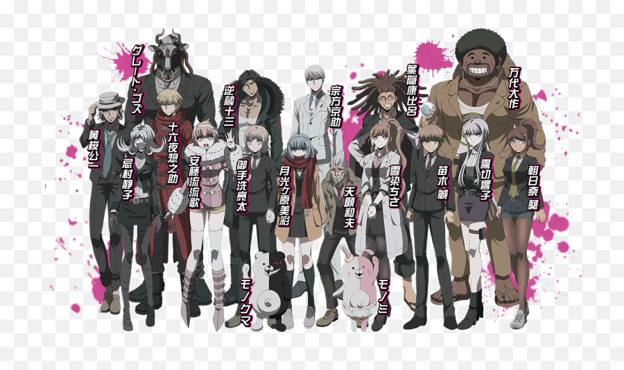 Anime Cast Revealed Danganronpa 2 - Cast Of Danganronpa 2 Anime Png,Danganronpa Transparent