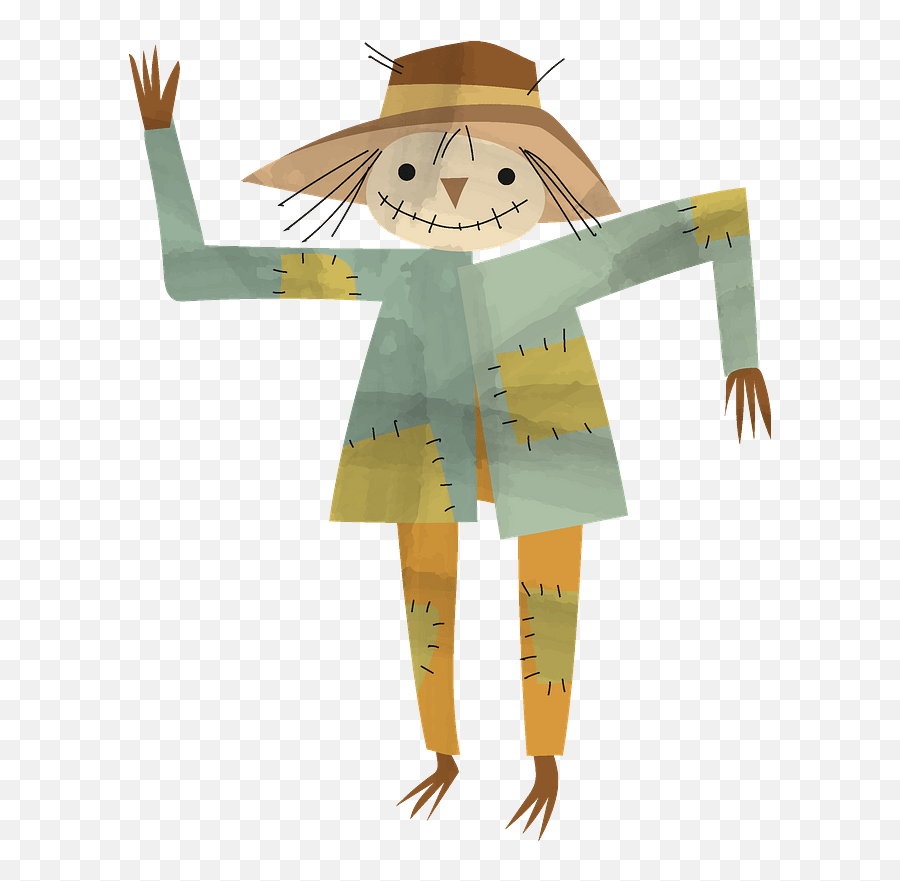 Scarecrow Clipart - Happy Png,Scarecrow Transparent