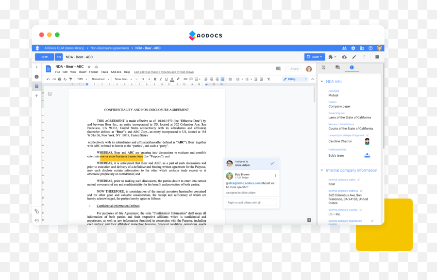 Contract Lifecycle Management For Google Workspace Aodocs - Vertical Png,G Drive Icon