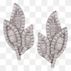 Leafy Bagautte Studs - Sketch png