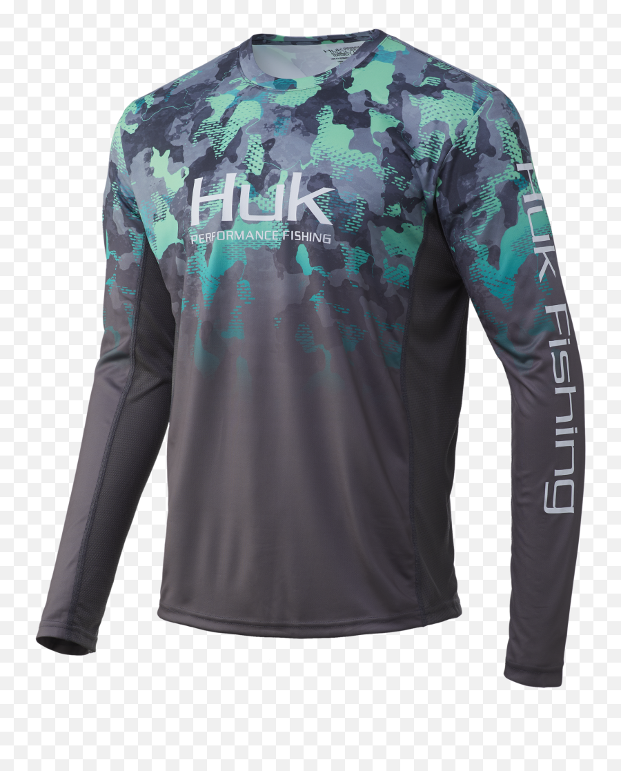 Huk Icon X Refraction Fade Shirt - Fishing Shirts Long Sleeve Png,New Jersey Icon