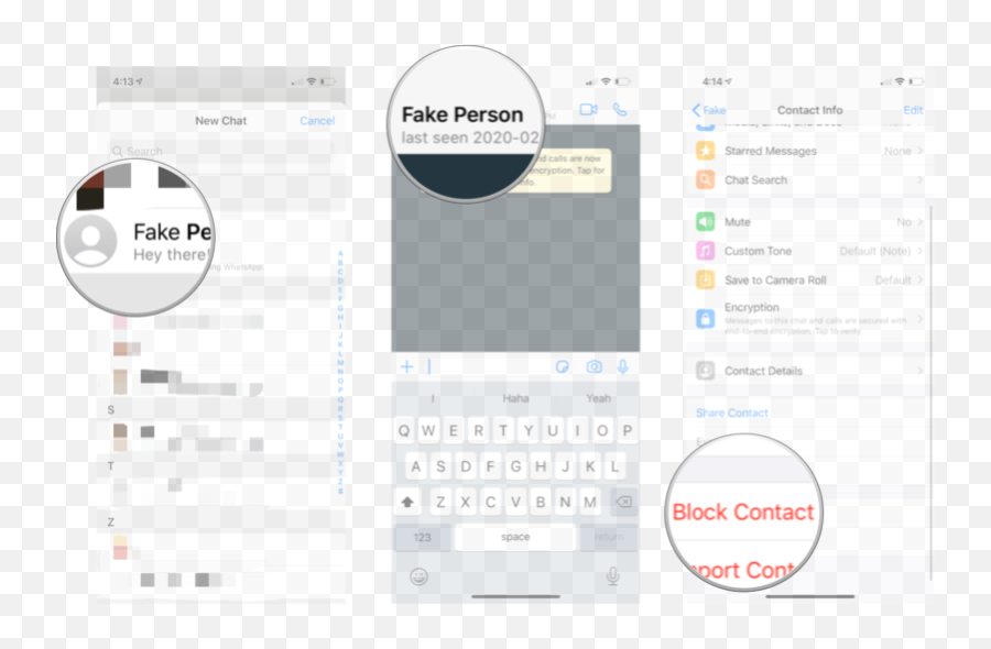 Block Contacts In Whatsapp For Ios - Screenshot Png,Wasap Png