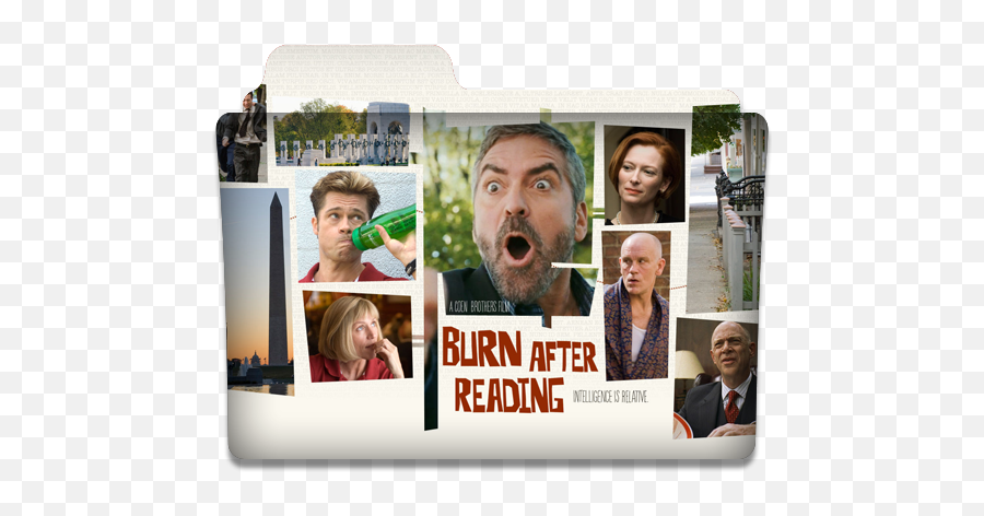 Burn After Reading 2008 Movie Folder Icon - Designbust Burn After Reading 2008 Folder Png,Reading Icon Png