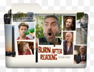 Burn After Reading 2008 Movie Folder Icon - Designbust Burn After Reading 2008 Folder Png,Reading Icon Png
